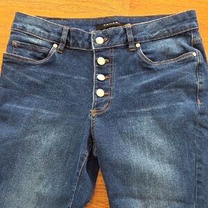 Tahari High Rise Dark Blue Women's Jeans